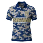 Navy Midshipmen Polo Shirt Customized Camo Band Blue Best Selling