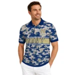 Navy Midshipmen Polo Shirt Customized Camo Band Blue Best Selling