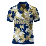 Navy Midshipmen Polo Shirt Customized Pixel Camo Blue Best Selling