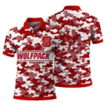 Nc State Wolfpack Polo Shirt Personalized Camo Band Red Best Selling