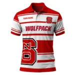 Nc State Wolfpack Polo Shirt Personalized Horizontal Blocks Red Best Selling