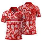 Nc State Wolfpack Polo Shirt Personalized Paisley Band Red Best Selling