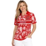 Nc State Wolfpack Polo Shirt Personalized Paisley Band Red Best Selling