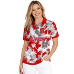 Nc State Wolfpack Polo Shirt Personalized Pixel Camo Red Best Selling