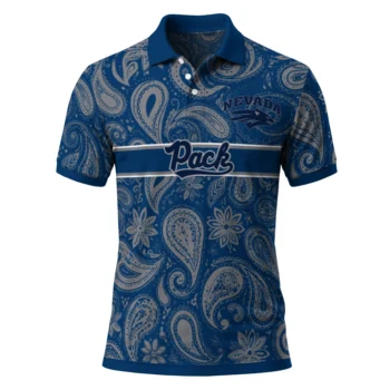 Nevada Wolf Pack Polo Shirt Custom Paisley Band Blue Best Selling