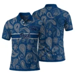 Nevada Wolf Pack Polo Shirt Custom Paisley Band Blue Best Selling