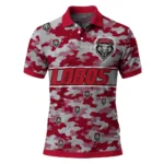 New Mexico Lobos Polo Shirt Personalized Camo Band Red Best Selling
