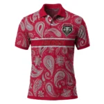 New Mexico Lobos Polo Shirt Personalized Paisley Band Red Best Selling