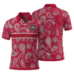 New Mexico Lobos Polo Shirt Personalized Paisley Band Red Best Selling