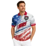 New Mexico Lobos Polo Shirt Personalized Star Stripes Red Blue Best Selling