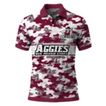 New Mexico State Aggies Polo Shirt Personalized Camo Band Crimson Best Selling