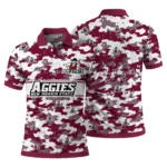 New Mexico State Aggies Polo Shirt Personalized Camo Band Crimson Best Selling