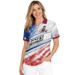 New Mexico State Aggies Polo Shirt Personalized Star Stripes Red Blue Best Selling