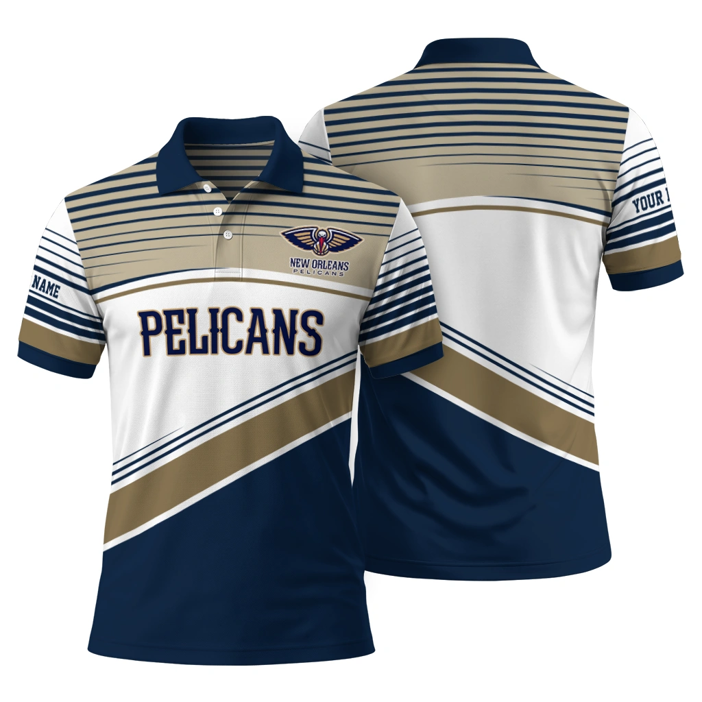 new-orleans-pelicans-polo-shirt-personalized-slanted-stripes-navy-white-fashion-forward.webp