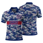 New York Giants Polo Shirt Customized Camo Band Blue Best Selling