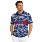New York Giants Polo Shirt Customized Camo Band Blue Best Selling
