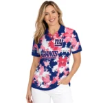 New York Giants Polo Shirt Customized Pixel Camo Blue Best Selling