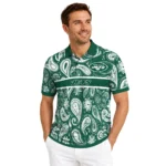 New York Jets Polo Shirt Personalized Paisley Band Green Best Selling