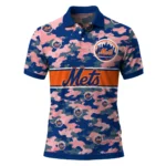 New York Mets Polo Shirt Customized Camo Band Blue Best Selling