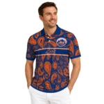New York Mets Polo Shirt Customized Paisley Band Blue Best Selling