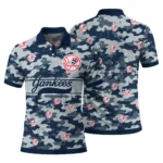 New York Yankees Polo Shirt Personalized Camo Band Navy Best Selling