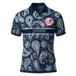 New York Yankees Polo Shirt Personalized Paisley Band Navy Best Selling