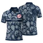 New York Yankees Polo Shirt Personalized Paisley Band Navy Best Selling