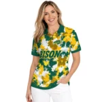 North Dakota State Bison Polo Shirt Personalized Pixel Camo Green Best Selling