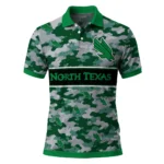 North Texas Mean Green Polo Shirt Personalized Camo Band Green Best Selling
