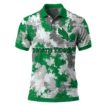 North Texas Mean Green Polo Shirt Personalized Pixel Camo Green Best Selling