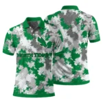North Texas Mean Green Polo Shirt Personalized Pixel Camo Green Best Selling