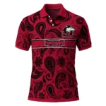 Northern Illinois Huskies Polo Shirt Custom Paisley Band Red Best Selling
