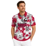 Northern Illinois Huskies Polo Shirt Custom Pixel Camo Red Best Selling