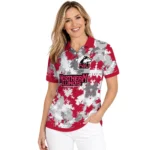 Northern Illinois Huskies Polo Shirt Custom Pixel Camo Red Best Selling
