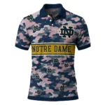 Notre Dame Fighting Irish Polo Shirt Personalized Camo Band Navy Best Selling