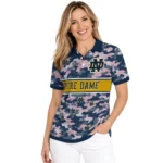 Notre Dame Fighting Irish Polo Shirt Personalized Camo Band Navy Best Selling