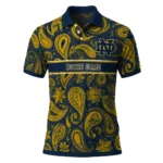 Notre Dame Fighting Irish Polo Shirt Personalized Paisley Band Navy Best Selling