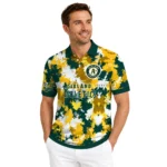 Oakland Athletics Polo Shirt Custom Pixel Camo Green Best Selling