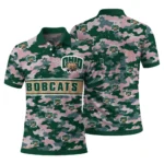 Ohio Bobcats Polo Shirt Customized Camo Band Green Best Selling