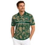 Ohio Bobcats Polo Shirt Customized Paisley Band Green Best Selling