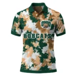 Ohio Bobcats Polo Shirt Customized Pixel Camo Green Best Selling