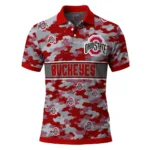 Ohio State Buckeyes Polo Shirt Custom Camo Band Scarlet Best Selling