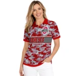 Ohio State Buckeyes Polo Shirt Custom Camo Band Scarlet Best Selling