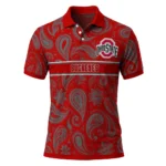 Ohio State Buckeyes Polo Shirt Custom Paisley Band Scarlet Best Selling