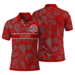 Ohio State Buckeyes Polo Shirt Custom Paisley Band Scarlet Best Selling