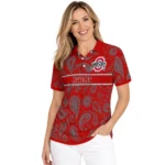Ohio State Buckeyes Polo Shirt Custom Paisley Band Scarlet Best Selling