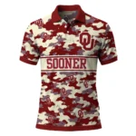 Oklahoma Sooners Polo Shirt Personalized Camo Band Crimson Best Selling