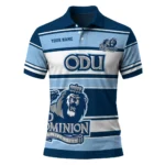 Old Dominion Monarchs Polo Shirt Personalized Horizontal Blocks Blue Best Selling