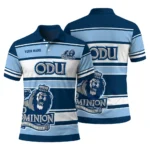 Old Dominion Monarchs Polo Shirt Personalized Horizontal Blocks Blue Best Selling