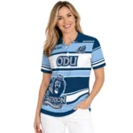 Old Dominion Monarchs Polo Shirt Personalized Horizontal Blocks Blue Best Selling